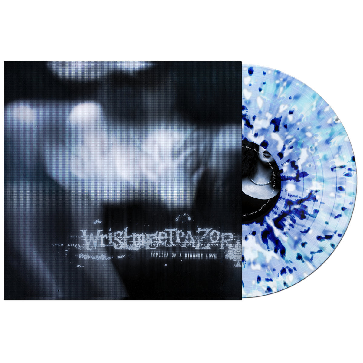 Wristmeetrazor - Replica of a Strange Love on Clear w/ Artic Pearl, Frost Bite Blue & Onyx Splatter Vinyl LP
