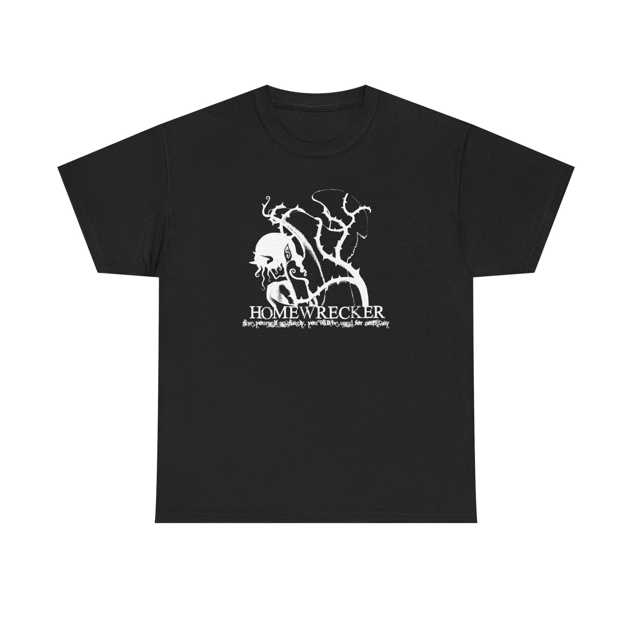 homewrecker. - thorns - black tee