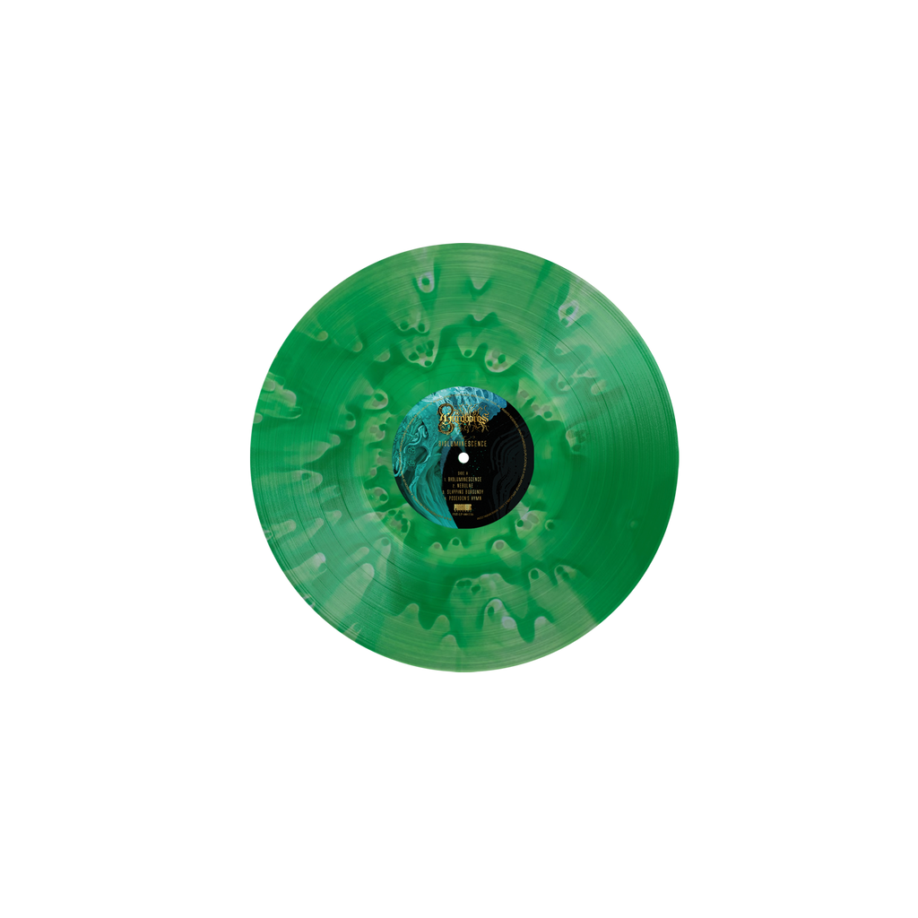 Dawn of Ouroboros - Bioluminescence on Emerald Ghostly + Glow In The Dark Splatter Vinyl