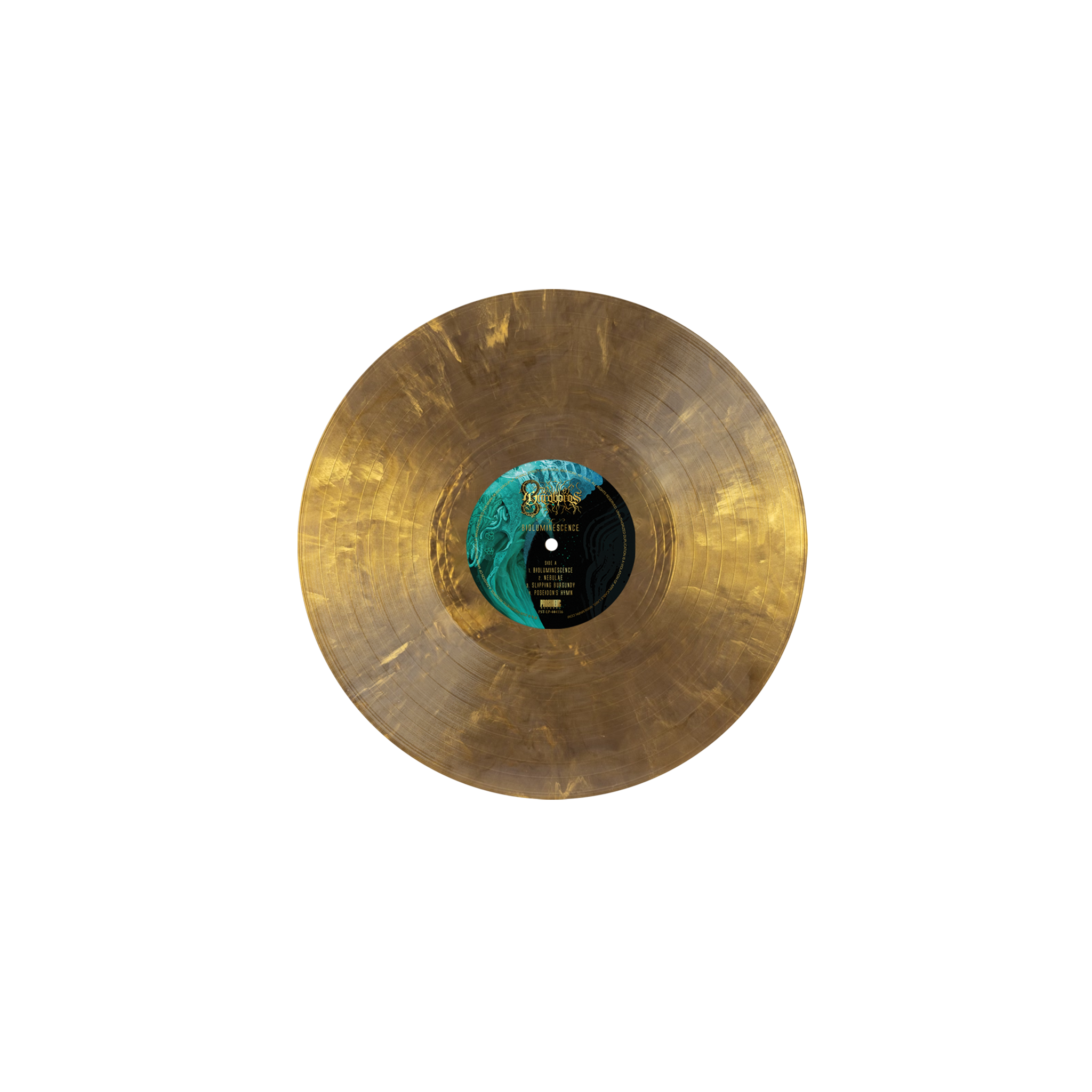 Dawn of Ouroboros - Bioluminescence on Gold Black Ice Vinyl