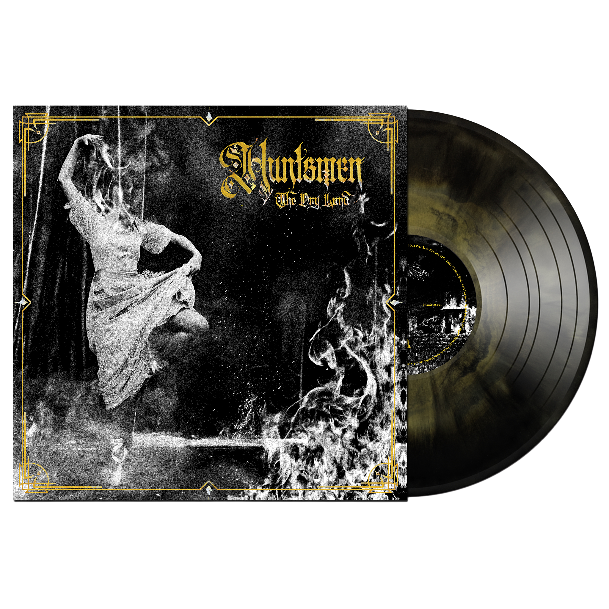Huntsmen - The Dry Land on Galaxy Gold & Black Vinyl LP