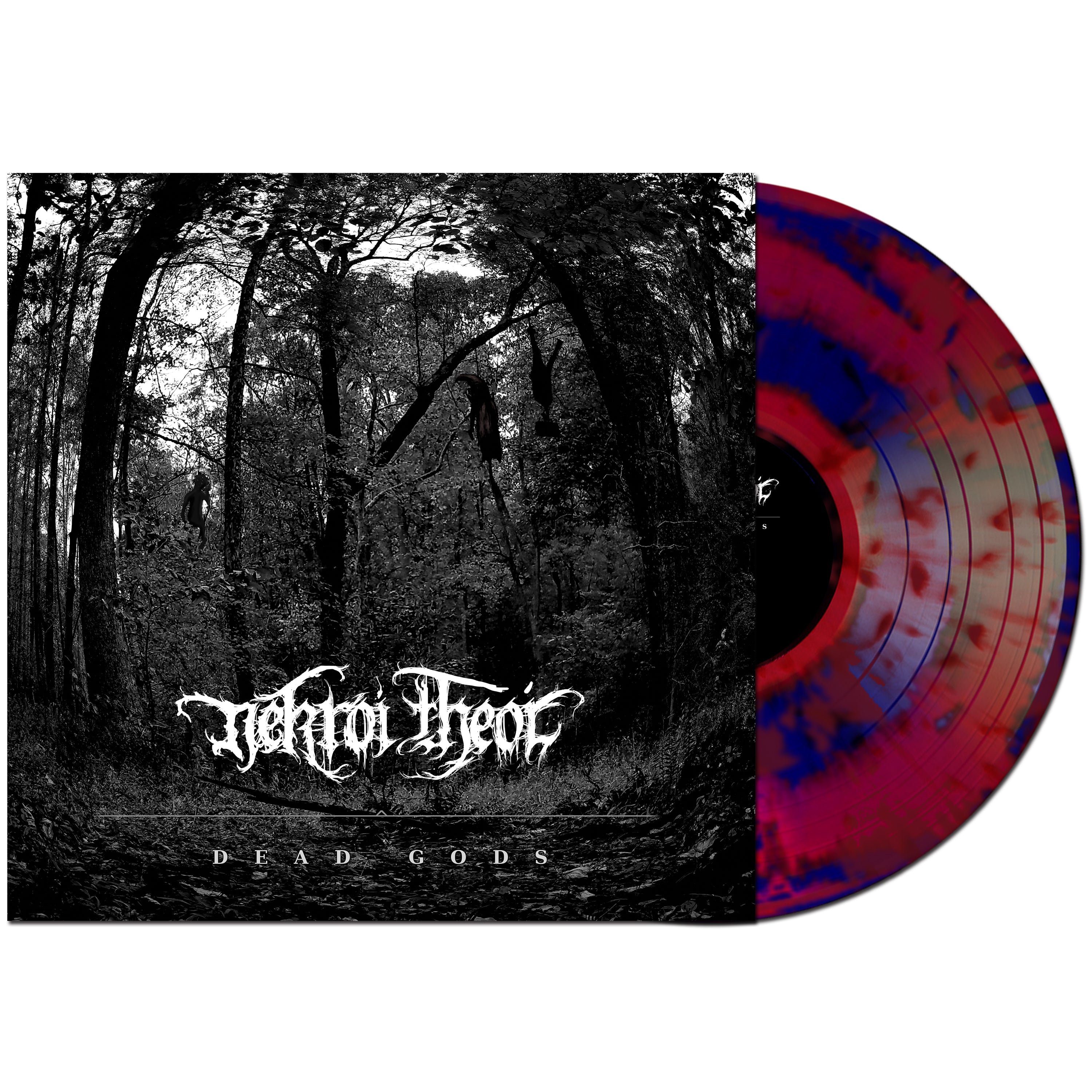 Nekroí Theoí - Dead Gods - Navy Blue w/ Dark Red Splatter LP