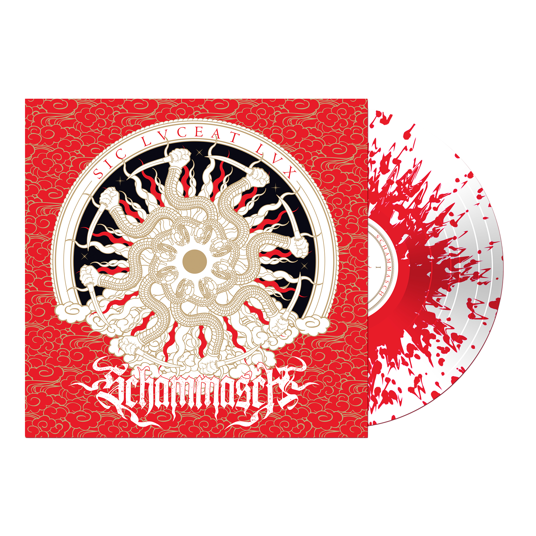 Schammasch - Sic Lvceat Lvx on White w/ Red Splatter Vinyl