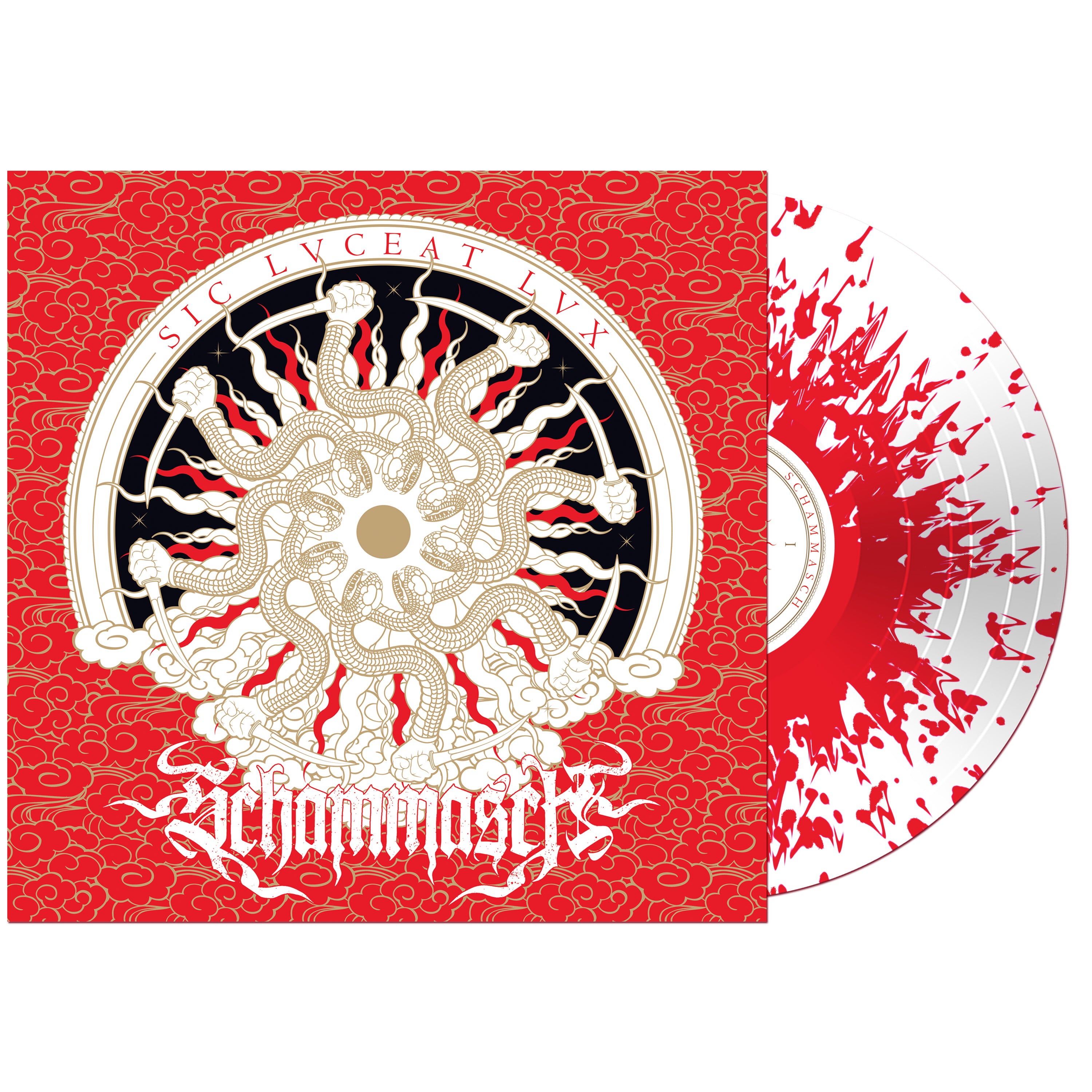 Schammasch - Sic Lvceat Lvx - White w/ Red Splatter LP