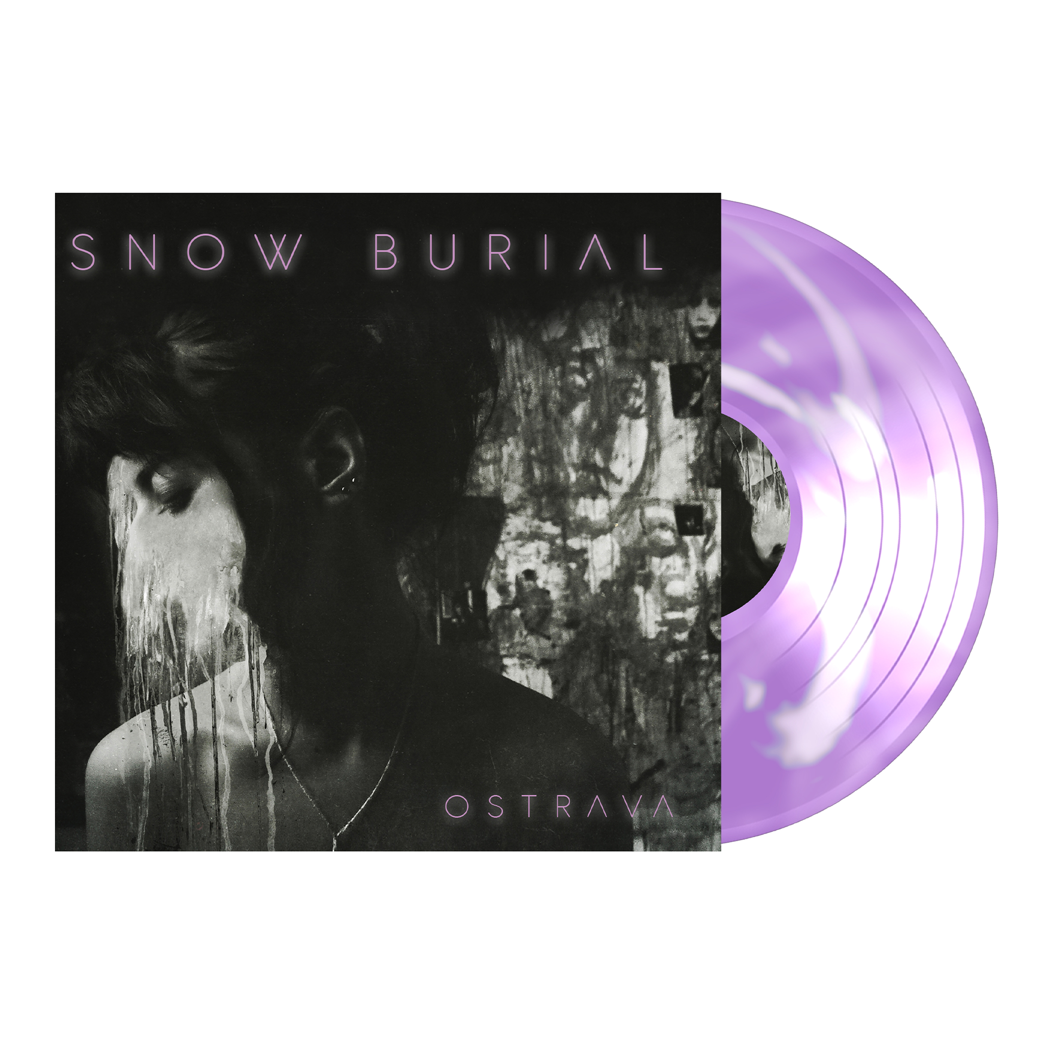 Snow Burial - Ostrava - Light Purple w/ White Swirl Vinyl