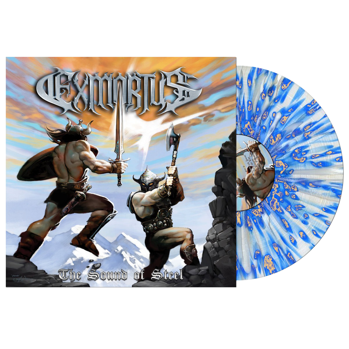 Exmortus - The Sound of Steel on Clear w/Blue & Orange Splatter LP