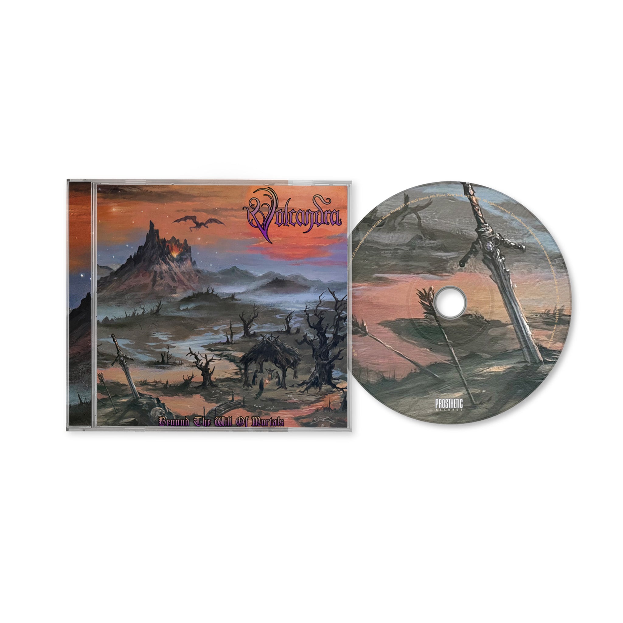 Volcandra - Beyond The Will of Mortals on CD