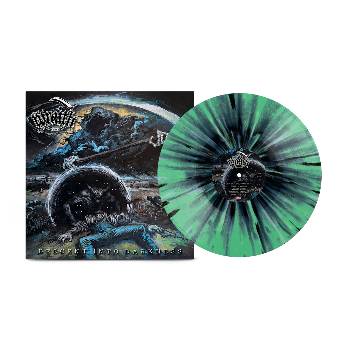 Wraith Descent Into Darkness O12+ BK/O2 Splatter Vinyl